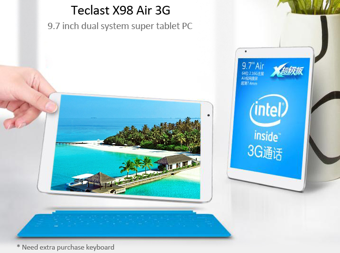 Antevis&atilde;o Teclast X98 Air | Dual Boot Android + Windows 8.1