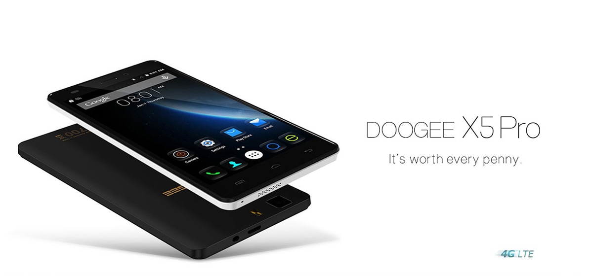, DOOGEE X5 Pro 4G: Branco ou preto?