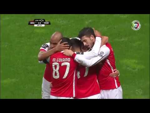 Braga (3)-0 Moreirense (26&ordf;J): Golo de Ricardo Horta