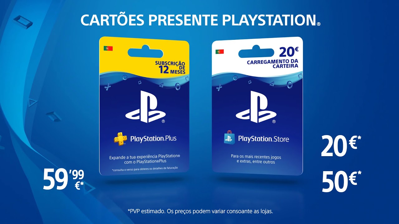 Cart&otilde;es Presente PlayStation | A prenda com que todos os jogadores sonham!