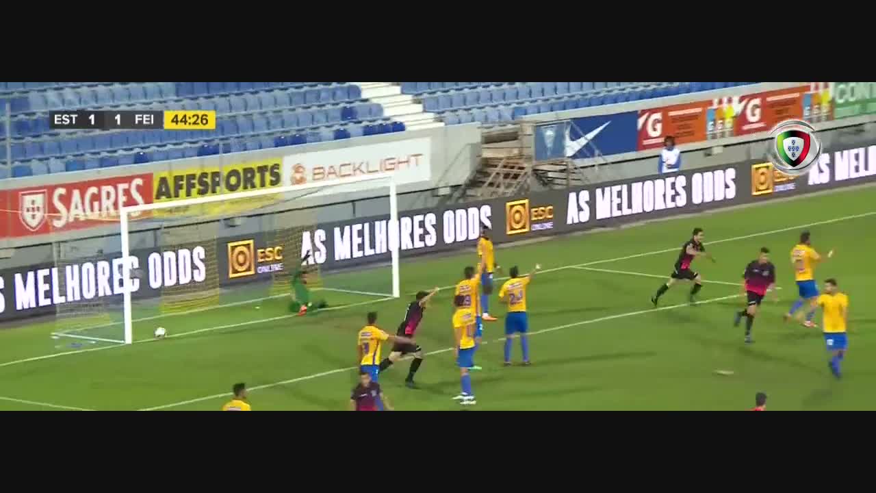 , CD Feirense, Golo, Briseño, 45m, 1-2