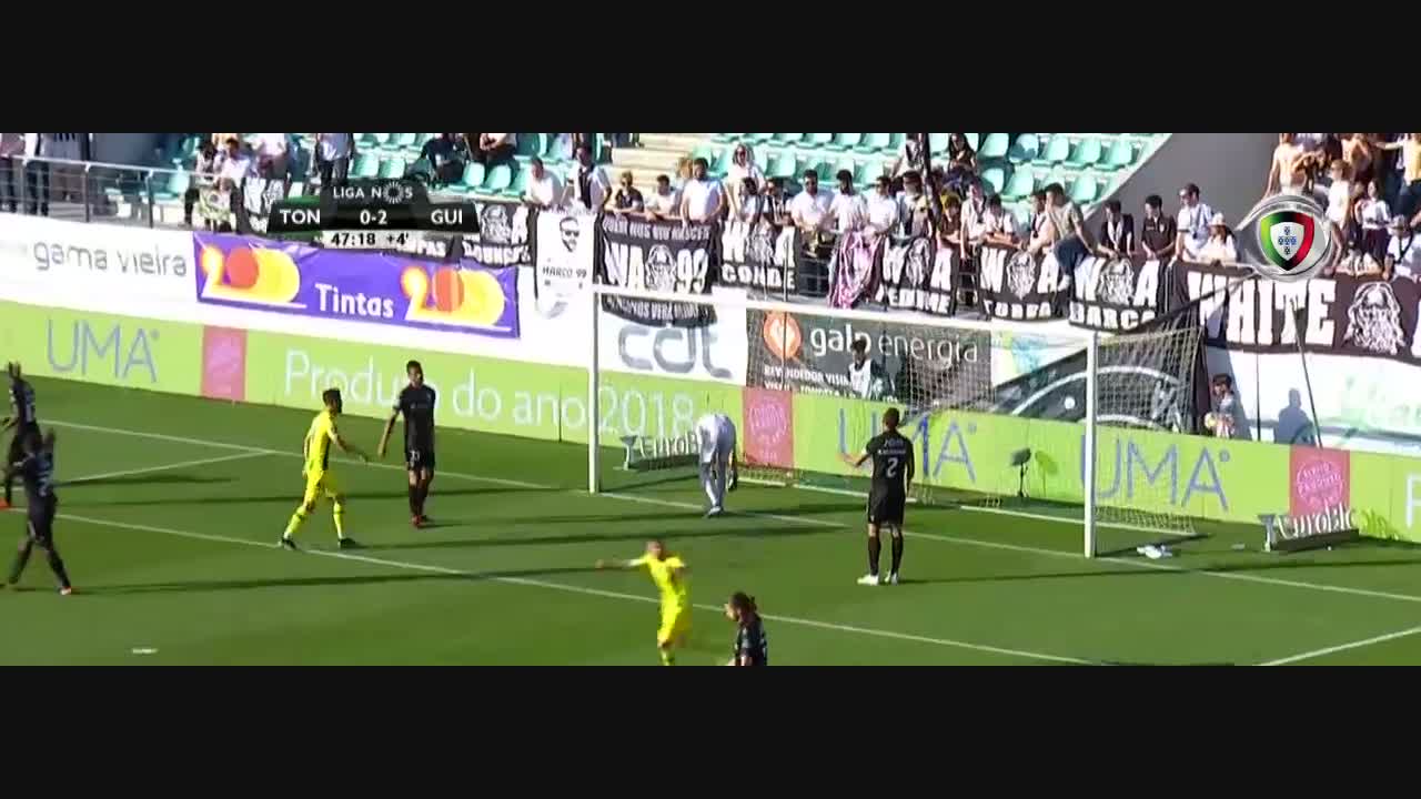 CD Tondela, Golo, J. Delgado, 48m, 1-2