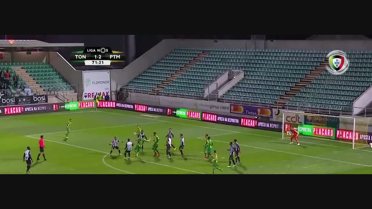 CD Tondela, Golo, Pit&eacute;, 72m, 2-2