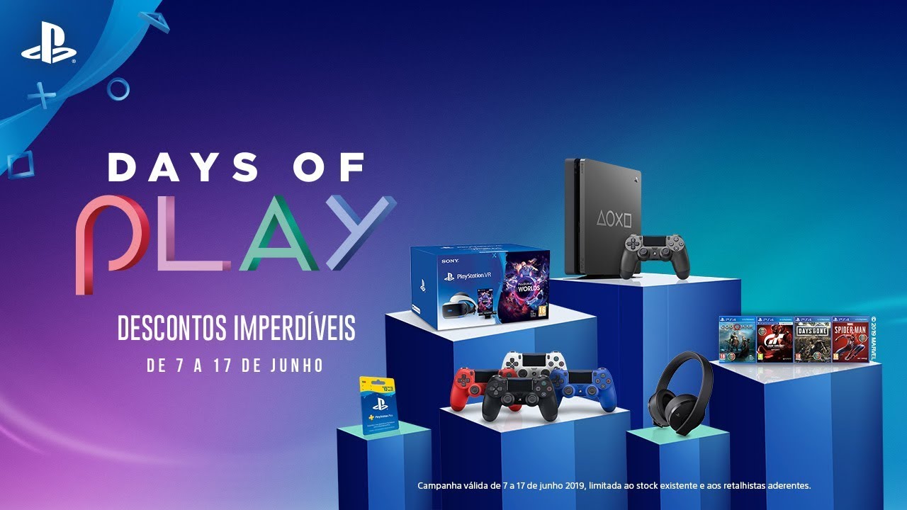 Days of Play, Conheça a oferta completa de Days of Play da Playstation