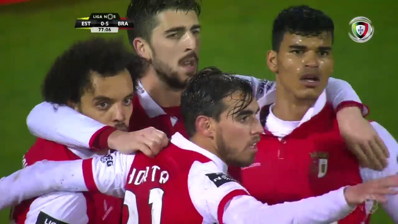 Estoril 0-(5) Sp. Braga (Liga 25&ordf; J): Golo de F&aacute;bio Martins
