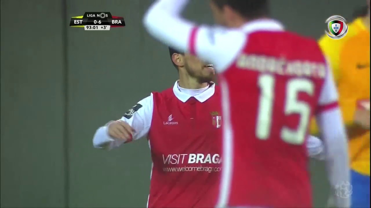 , Estoril 0-(6) Braga (Liga 25ª J): Golo de Ricardo Horta