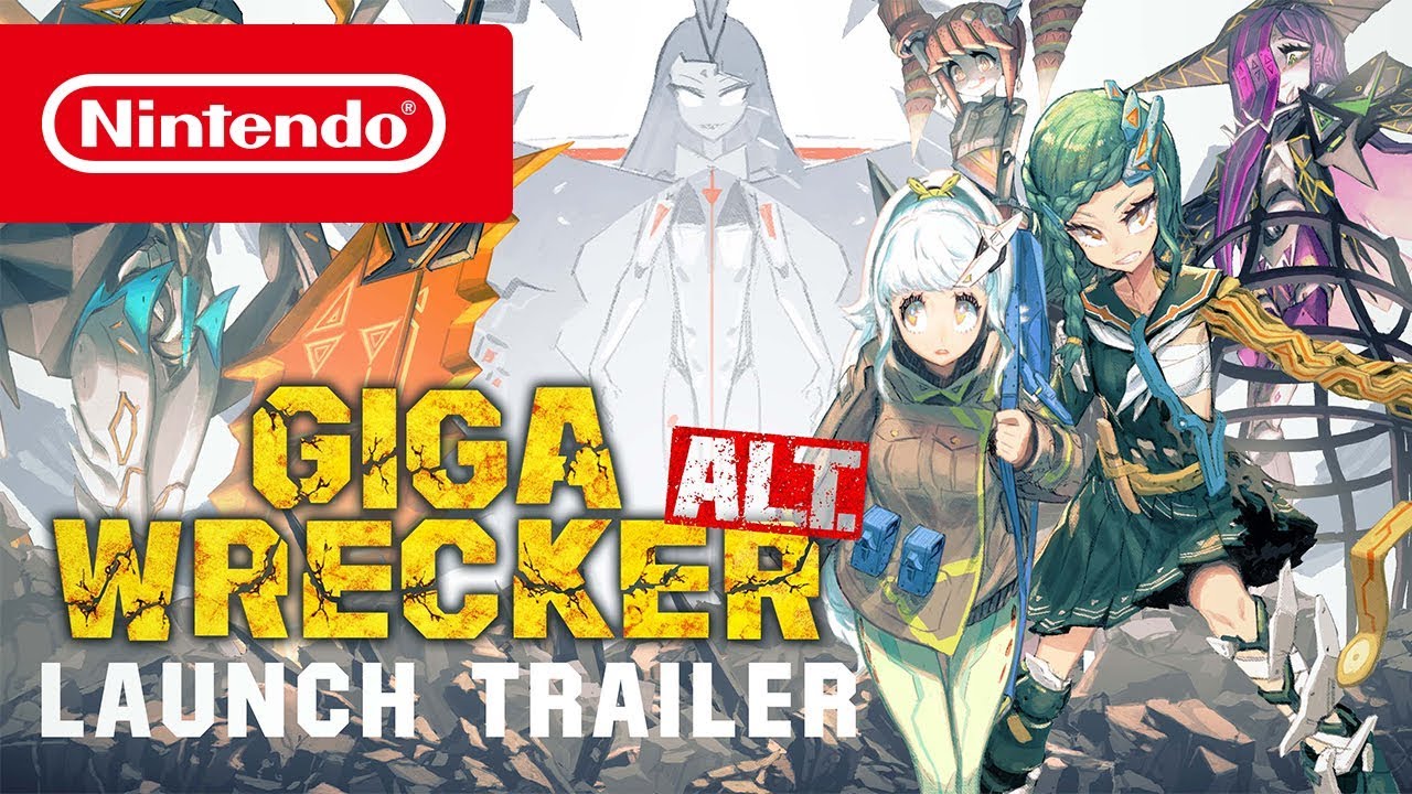 GIGA WRECKER ALT. - Trailer de lançamento (Nintendo Switch), GIGA WRECKER ALT. – Trailer de lançamento (Nintendo Switch)