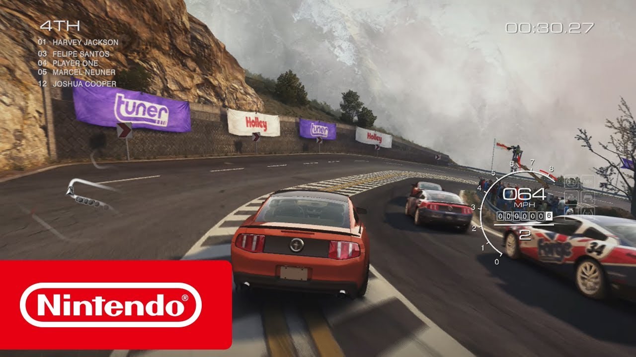 , GRID Autosport – Trailer dos controlos (Nintendo Switch)
