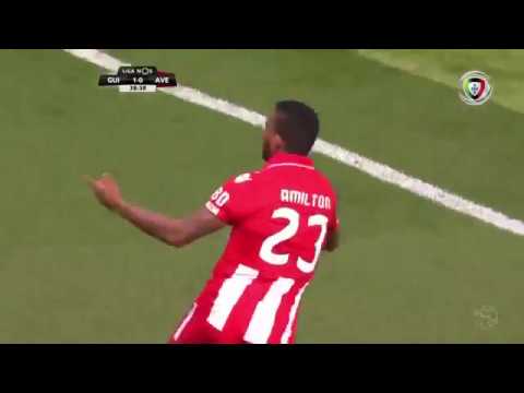 Guimar&atilde;es 1-(1) Desp. Aves (Liga 27&ordf;J): Golo de Hamilton