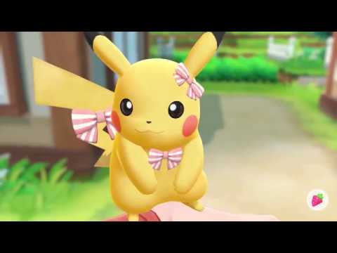 Imagens de Pokémon: Let’s Go, Pikachu! e Let’s Go, Eevee! revelam opções de costumização