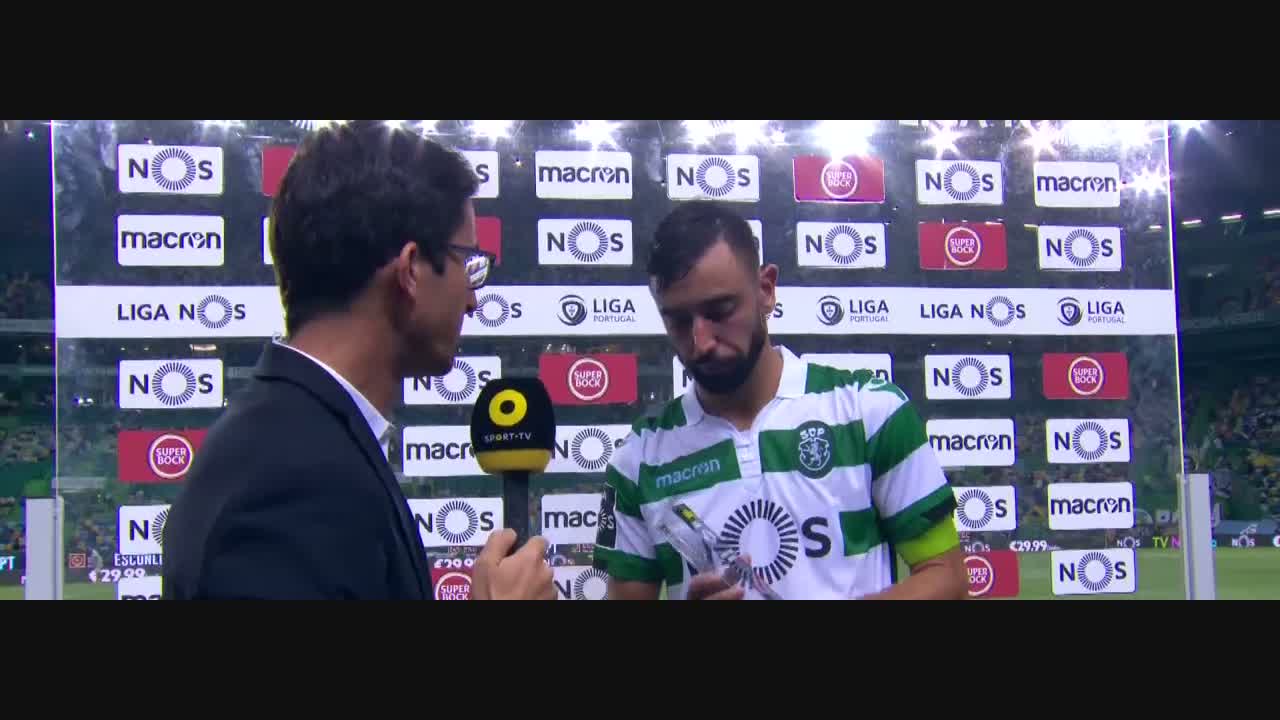 Liga (6&ordf;): Flash interview Bruno Fernandes