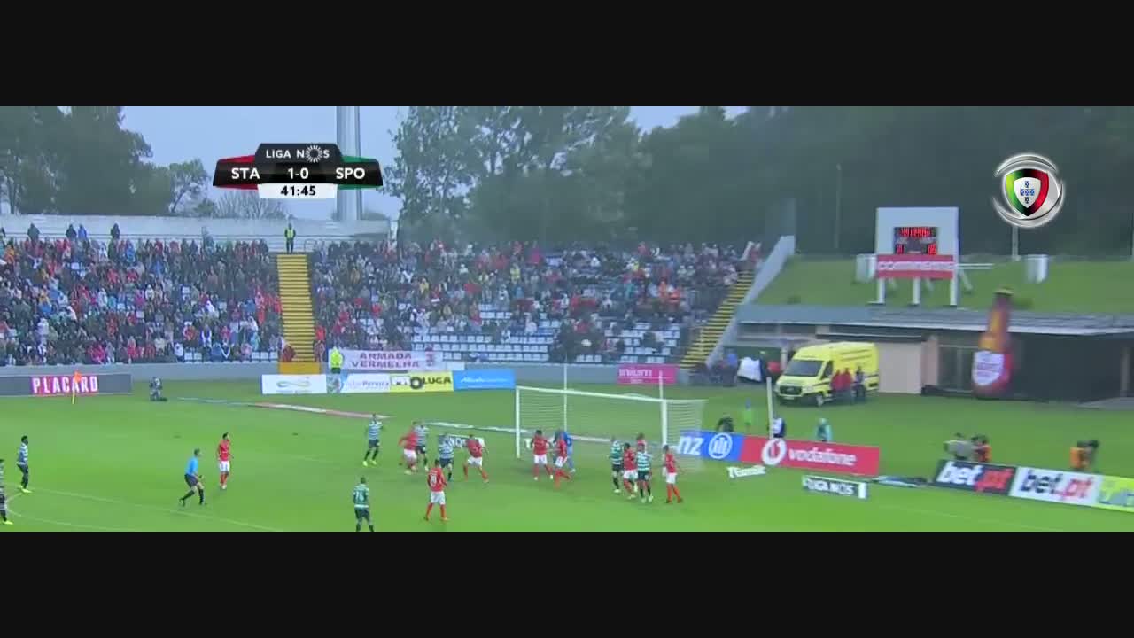Liga (9&ordf;J): Resumo Sta. Clara 1-2 Sporting CP
