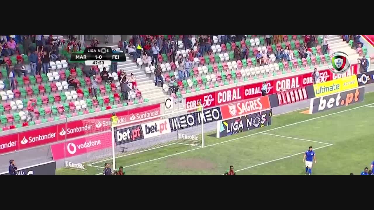 Marítimo M., Golo, Edgar Costa, 43m, 2-0