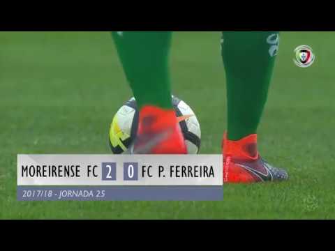 Moreirense 2-0 Pa&ccedil;os de Ferreira (Liga 25&ordf;J): Resumo