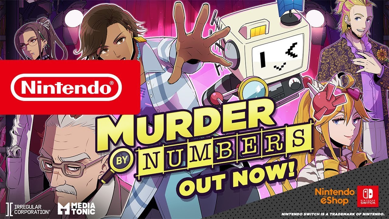 Murder By Numbers - Trailer de lançamento (Nintendo Switch), Murder By Numbers – Trailer de lançamento (Nintendo Switch)