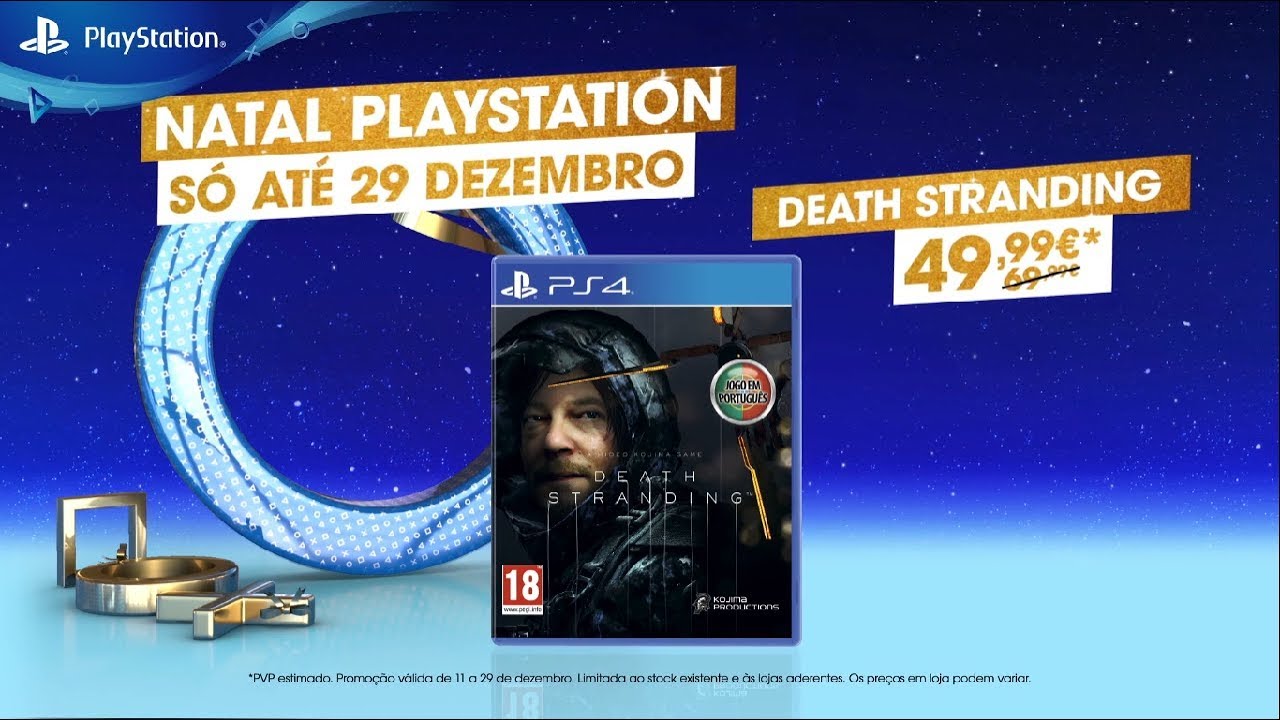 Natal PlayStation | Death Stranding por apenas 49,99€, só até 29 de dezembro! | PS4, Natal PlayStation | Death Stranding por apenas 49,99€, só até 29 de dezembro! | PS4