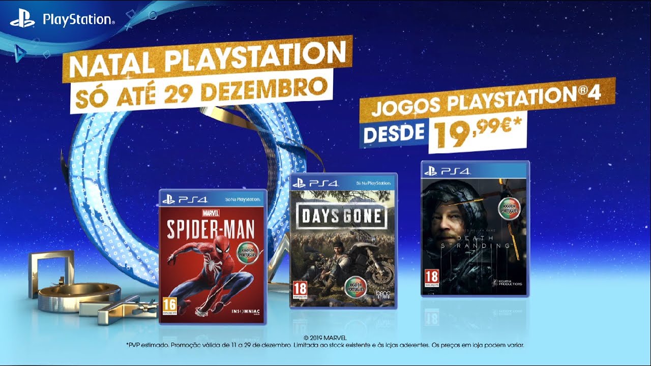 Natal PlayStation | Grandes jogos PS4 desde 19,99€, só até 29 de dezembro! | PS4