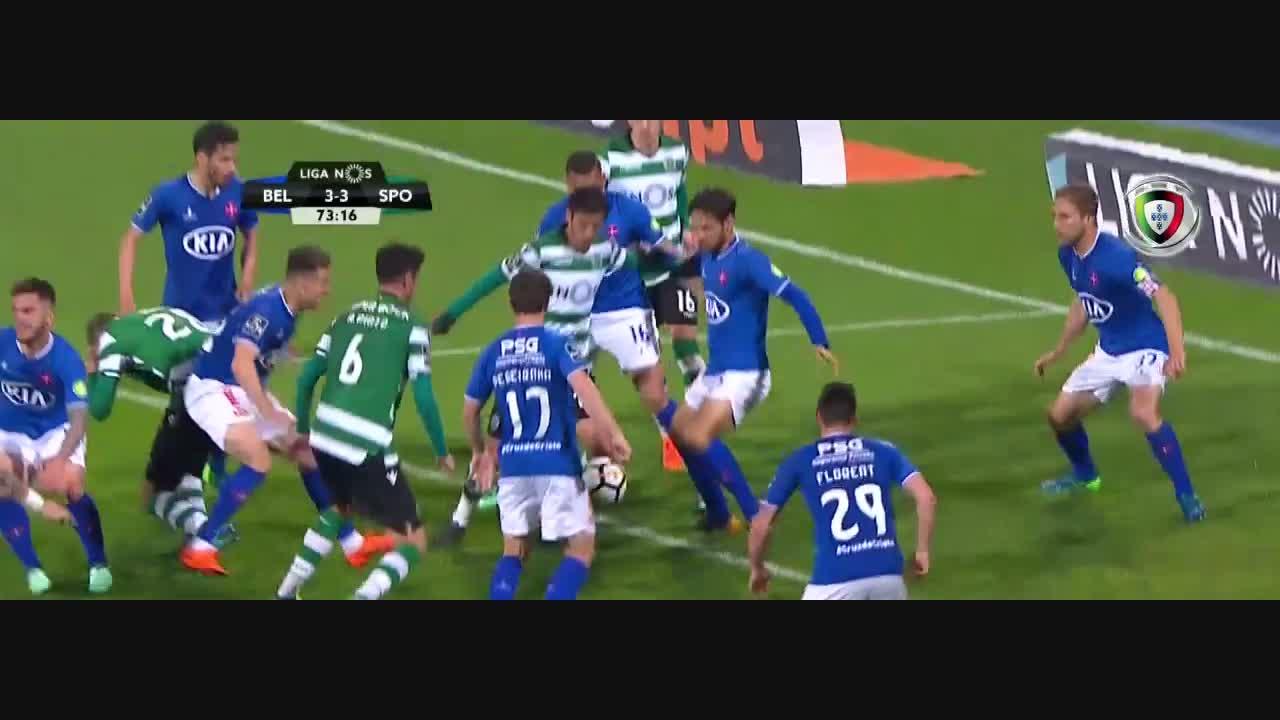 Sporting CP, Golo, Bruno Fernandes (g.p.), 80m, 3-4
