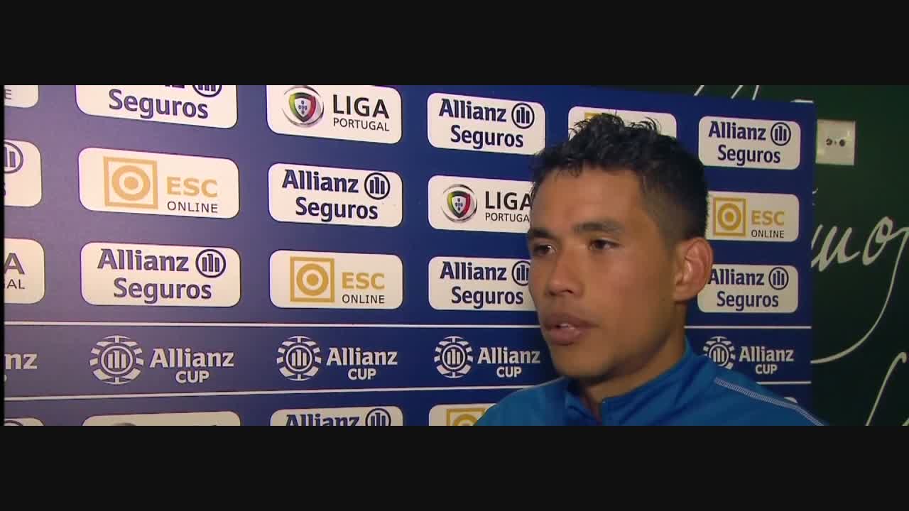 Ta&ccedil;a da Liga (Fase de Grupos): Flash interview Sandro Lima