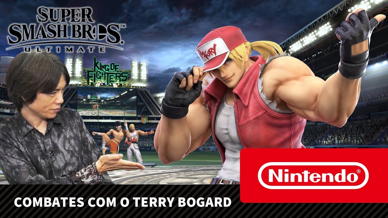 , Terry Bogard chegou ao Super Smash Bros. Ultimate