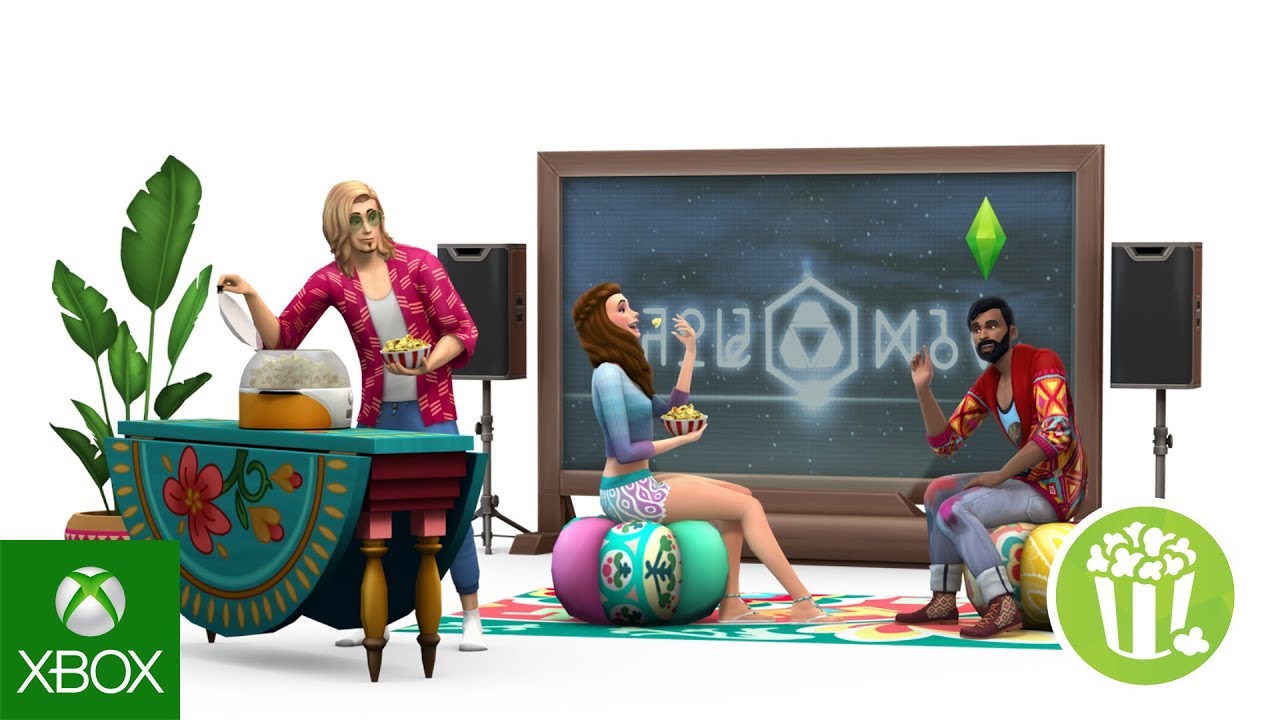 The Sims 4 Movie Hangout Stuff: Xbox One Trailer Oficial