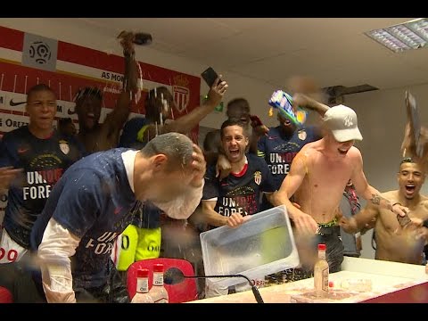, Vídeo: Jogadores do Mónaco festejam título com&#8230;banho a Leonardo Jardim