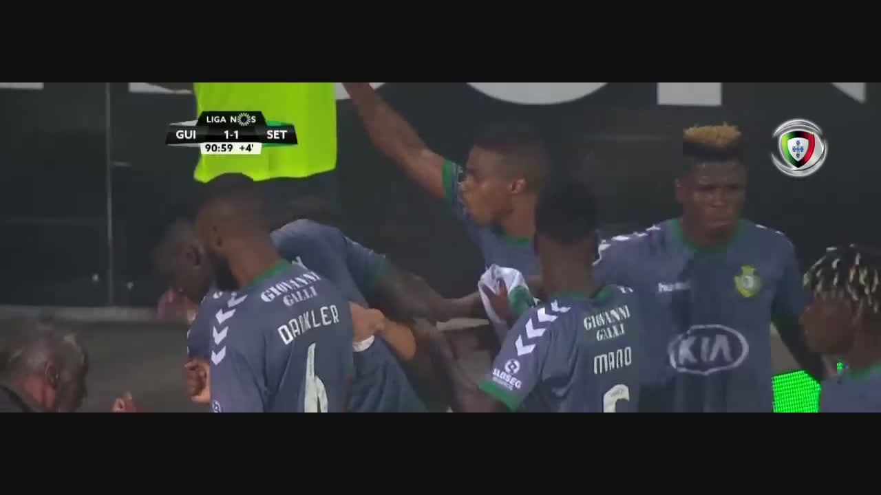 , Vitória FC, Golo, Nuno Valente, 91m, 1-1
