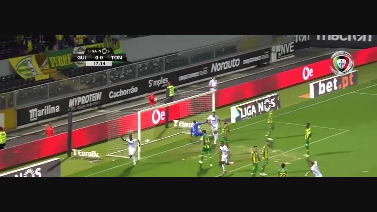 Vit&oacute;ria SC, Golo, Wakaso, 18m, 1-0