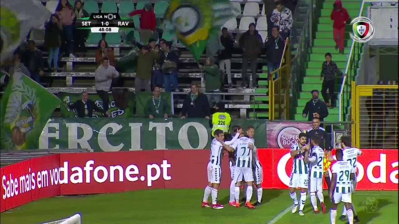 Vit&oacute;ria Set&uacute;bal (1)-0 Rio Ave (Liga 25&ordf;J): Golo de Andr&eacute; Pereira