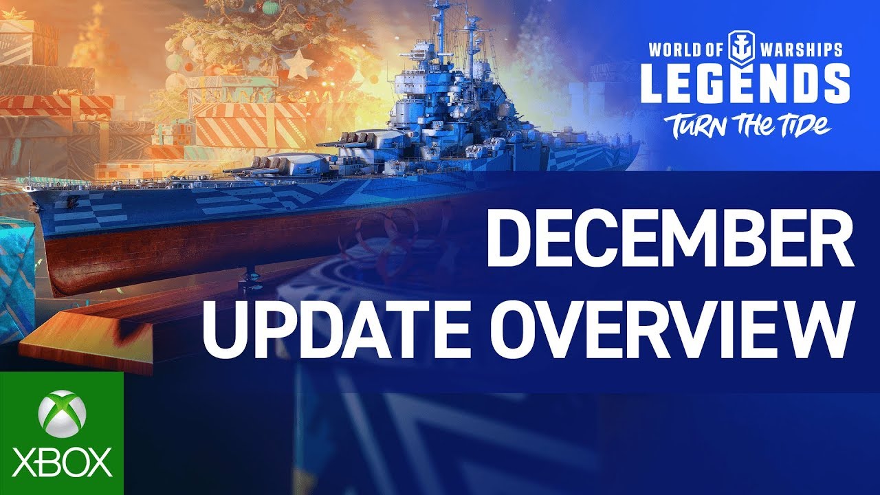 , World of Warships: Legends – December Update Overview Trailer