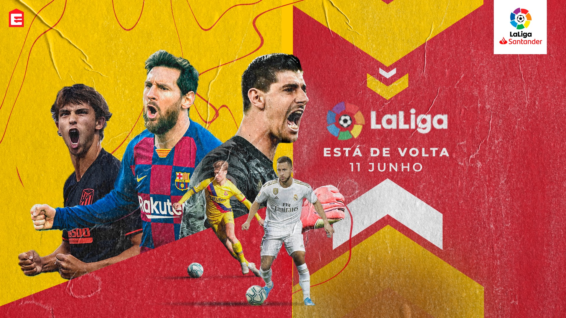 , LaLiga Santander regressa a 11 de junho à Eleven Sports
