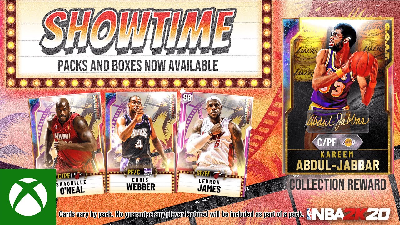 , NBA 2K20 MyTEAM: Showtime Pack