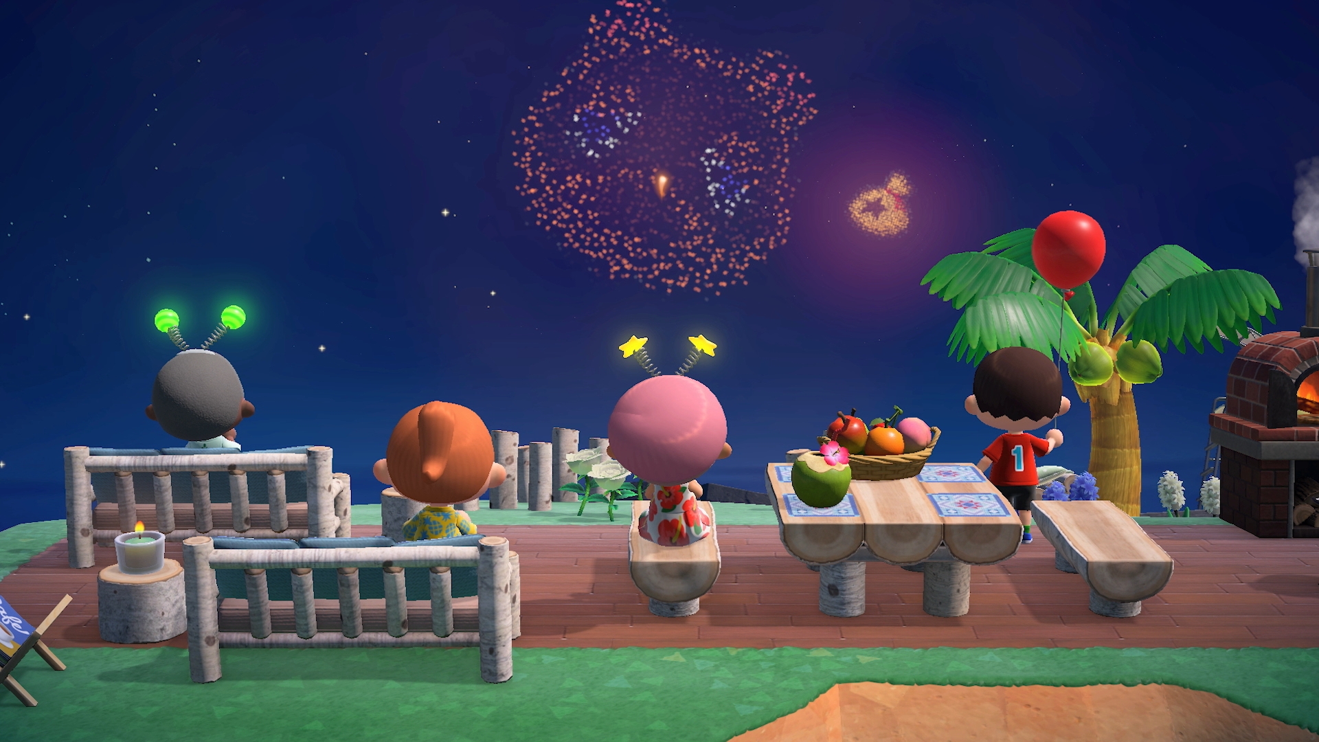 Animal Crossing vai receber fogo de artif&iacute;cio para festejar o Ver&atilde;o