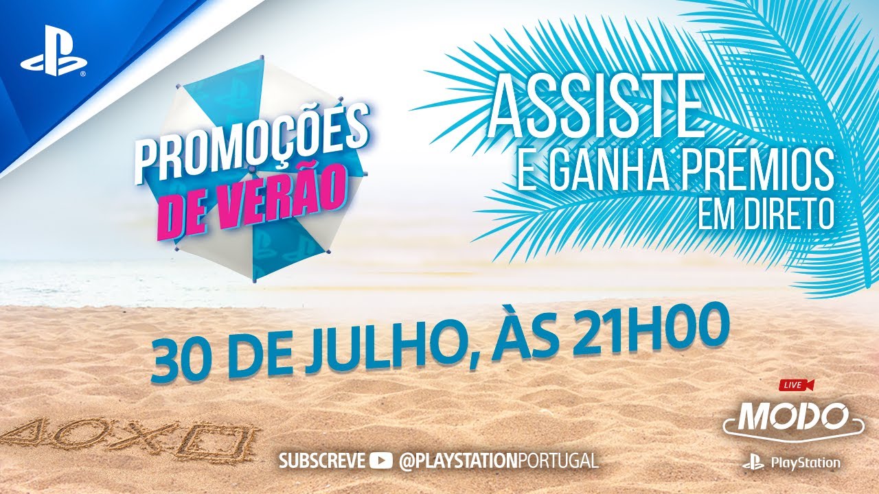 , Playstation Portugal emite programa às 21h sobre as suas Promoções de Verão