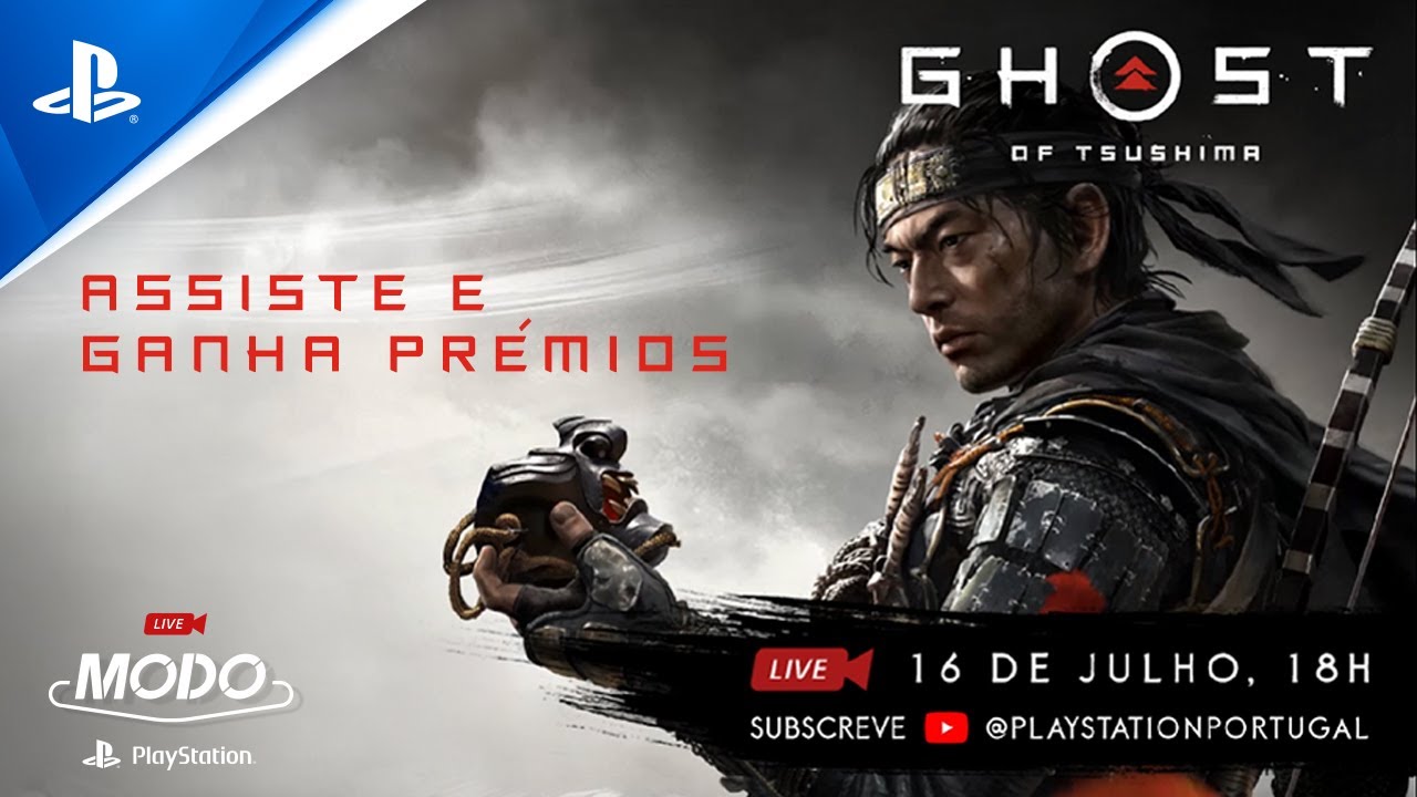 , MODO PlayStation LIVE &#8211; GHOST OF TSUSHIMA | ASSISTE E GANHA PRÉMIOS!
