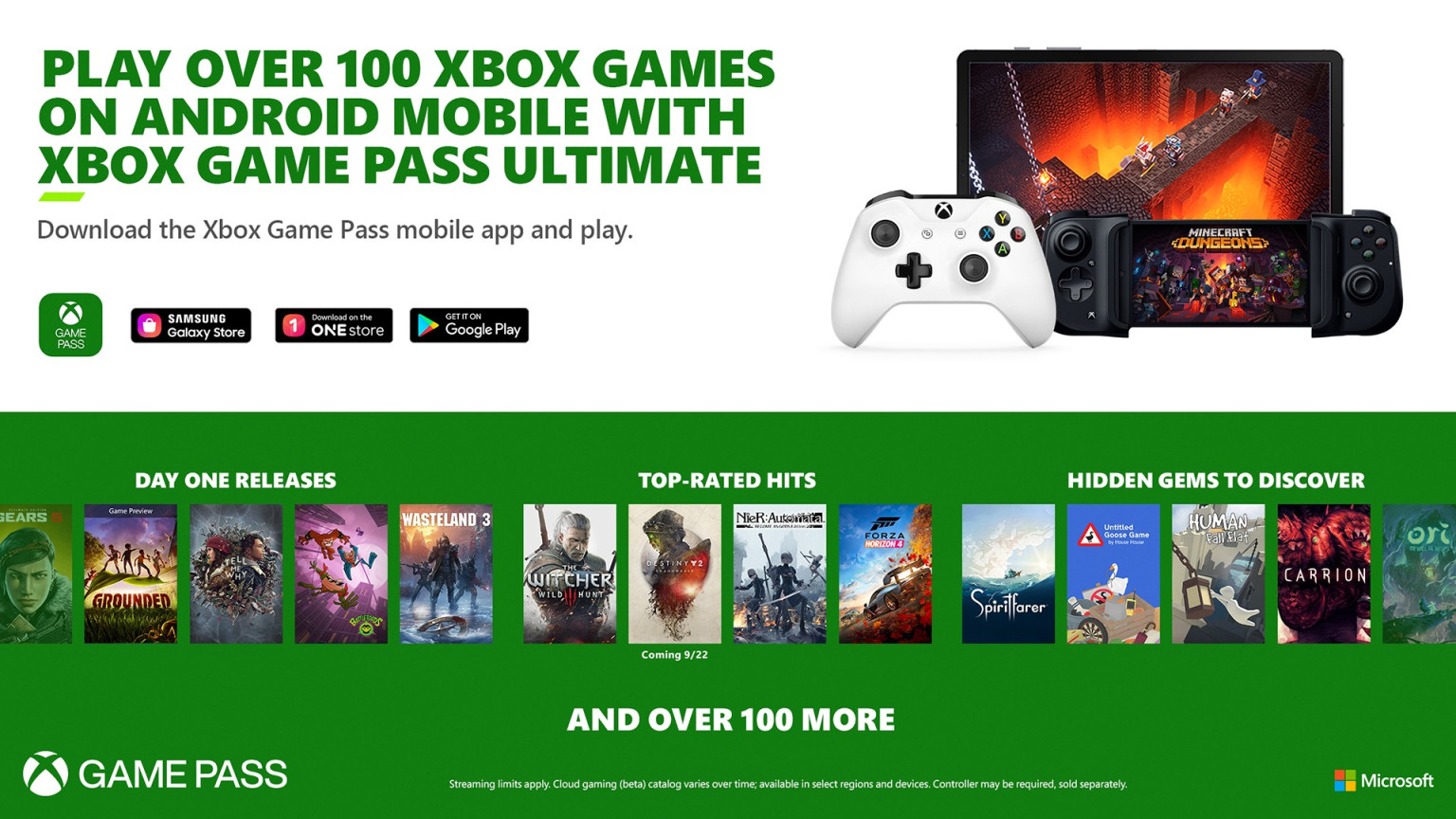 xbox, Xbox anunciou os novos jogos para o Xbox Game Pass em Setembro e o catálogo do Cloud Gaming