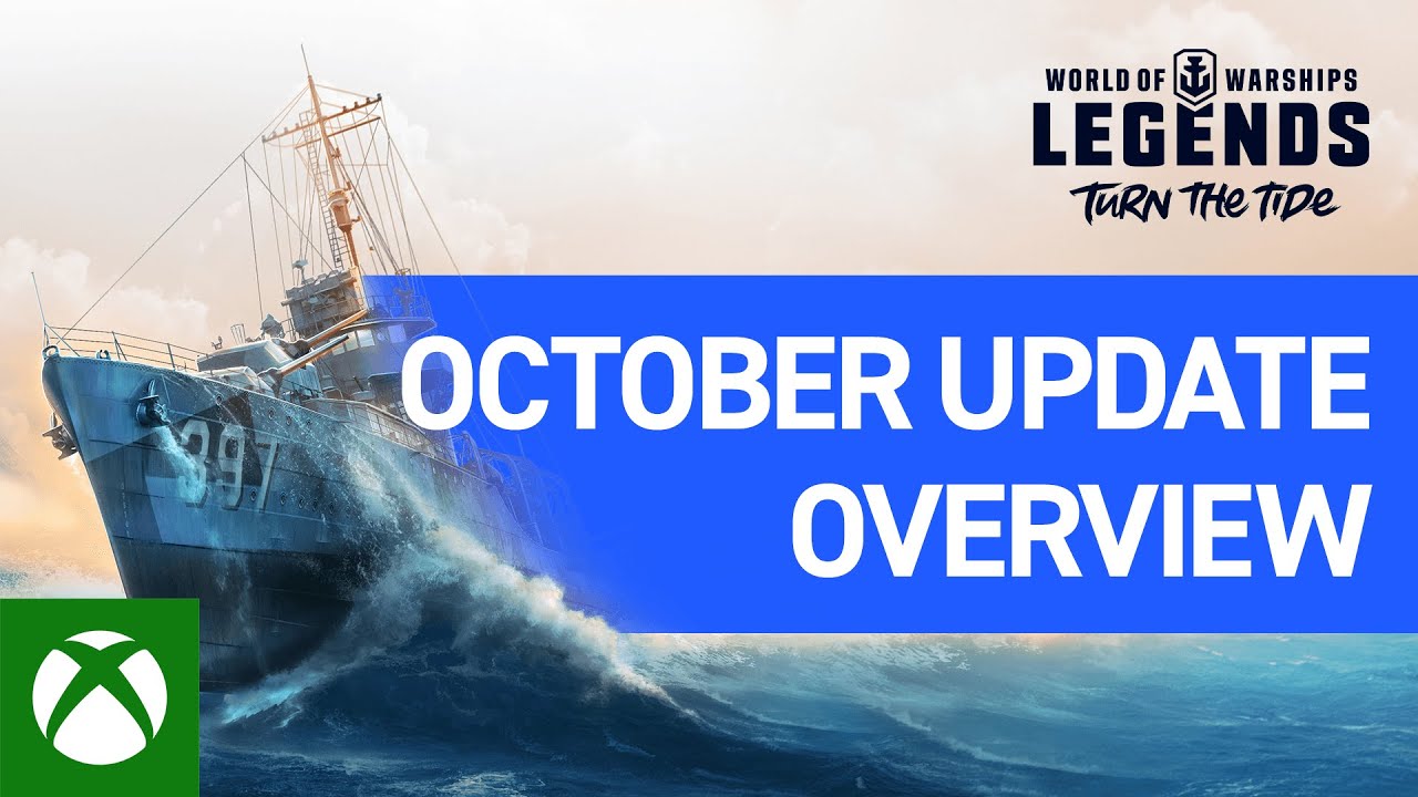 , World of Warships: Legends – October Update Overview Trailer