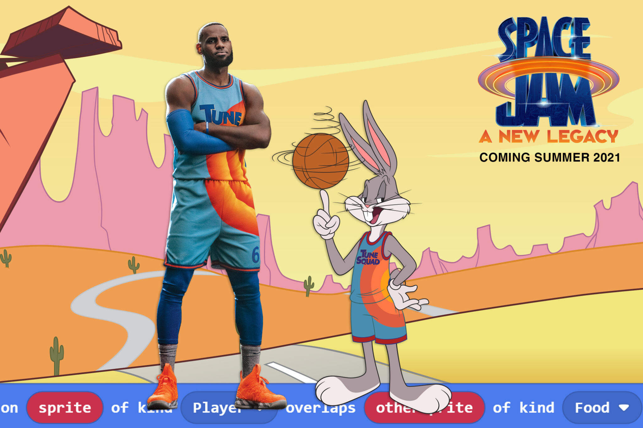 Space Jam: A New Legacy vai ter um videojogo na XBOX criado pelos f&atilde;s de LeBron James e Bugs Bunny