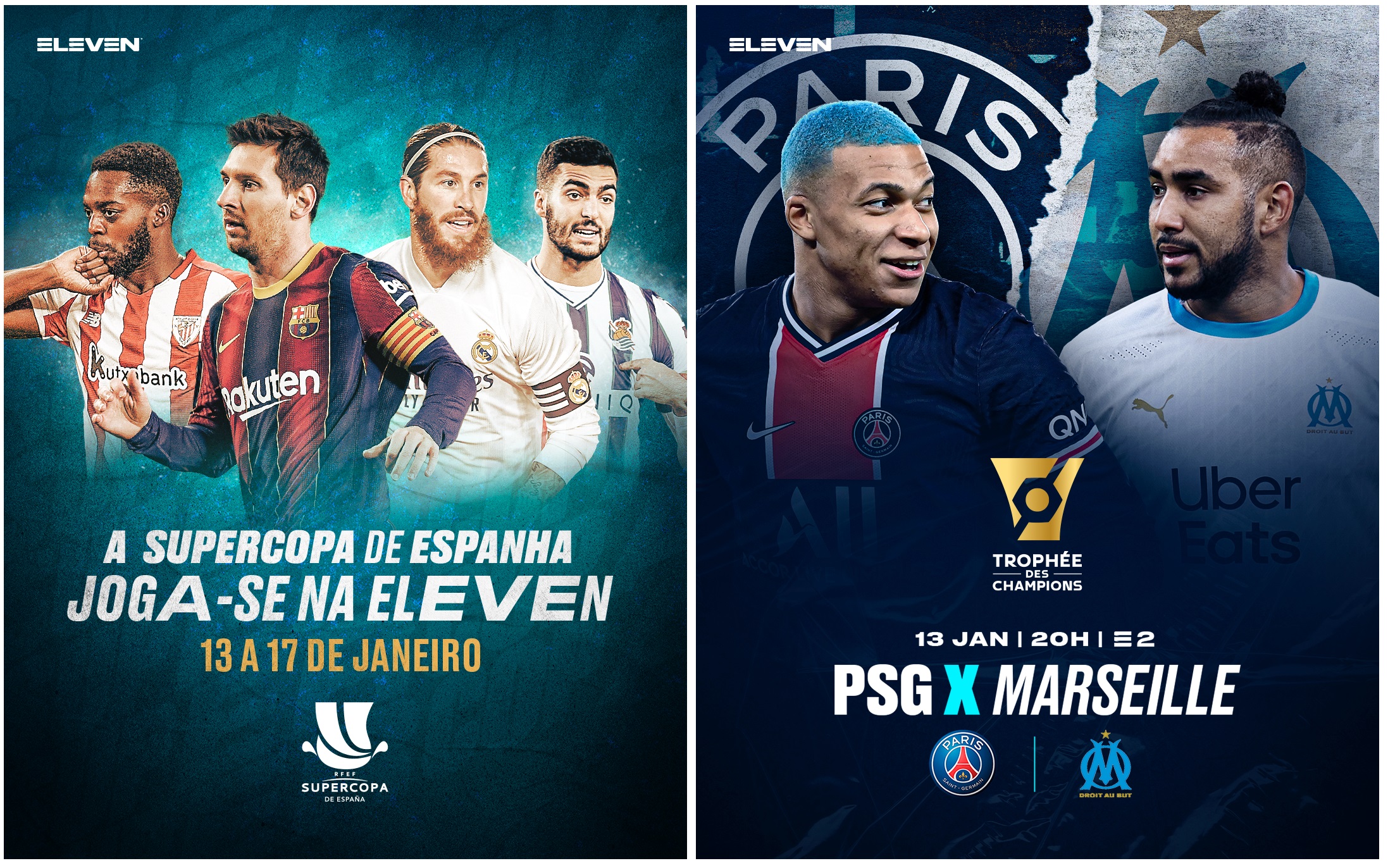 Transmiss&atilde;o das Superta&ccedil;as Espanhola e Francesa inicia hoje na ELEVEN