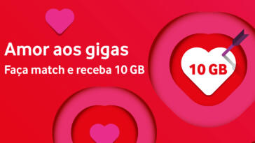 Vodafone, Vodafone oferece 10GB de internet móvel no Dia dos Namorados