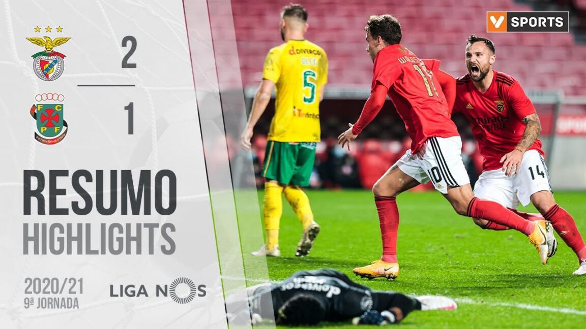 Highlights | Resumo: Benfica 2-1 Pa&ccedil;os de Ferreira (Liga 20/21 #9)