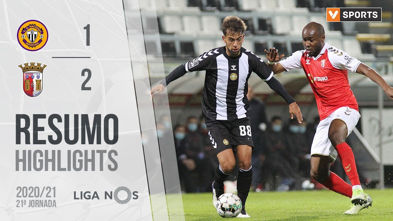 , Highlights | Resumo: CD Nacional 1-2 SC Braga (Liga 20/21 #21)