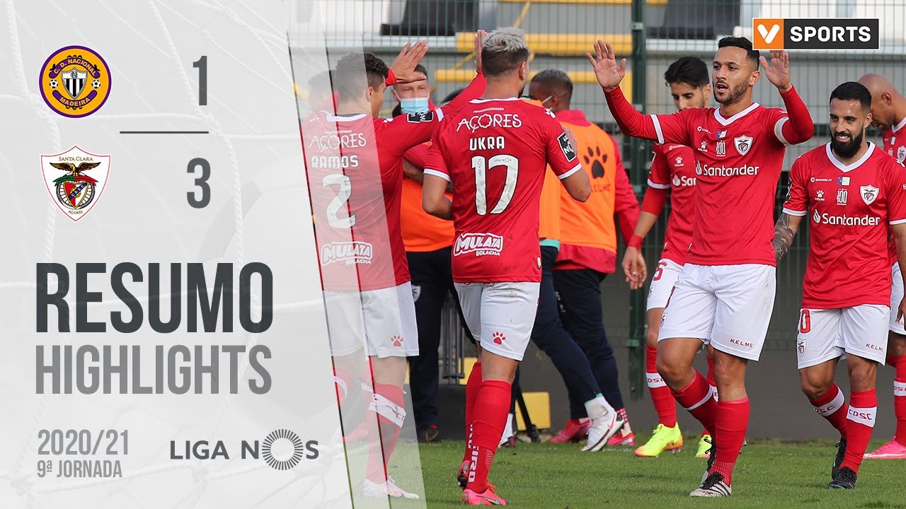 , Highlights | Resumo: CD Nacional 1-3 Santa Clara (Liga 20/21 #9)