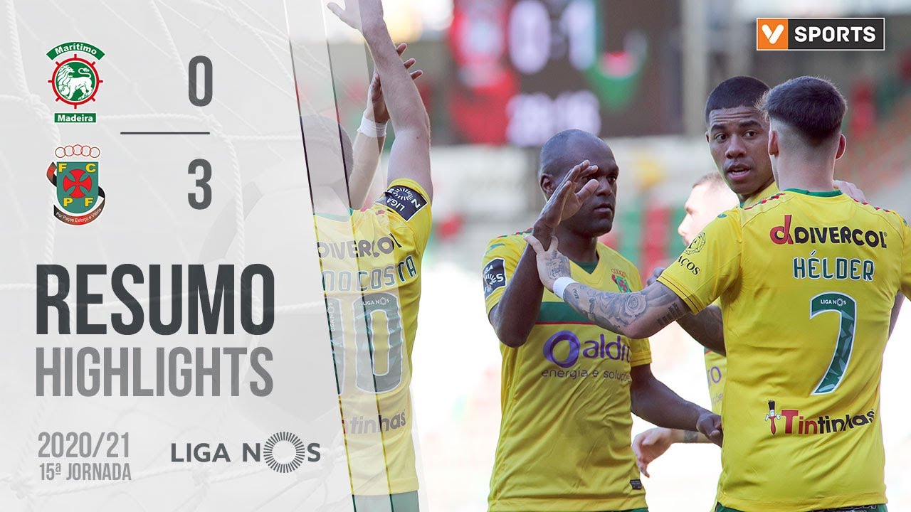 Highlights | Resumo: Mar&iacute;timo 0-3 Pa&ccedil;os de Ferreira (Liga 20/21 #15)