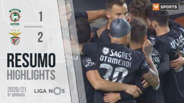 Highlights | Resumo: Mar&iacute;timo 1-2 Benfica (Liga 20/21 #8)
