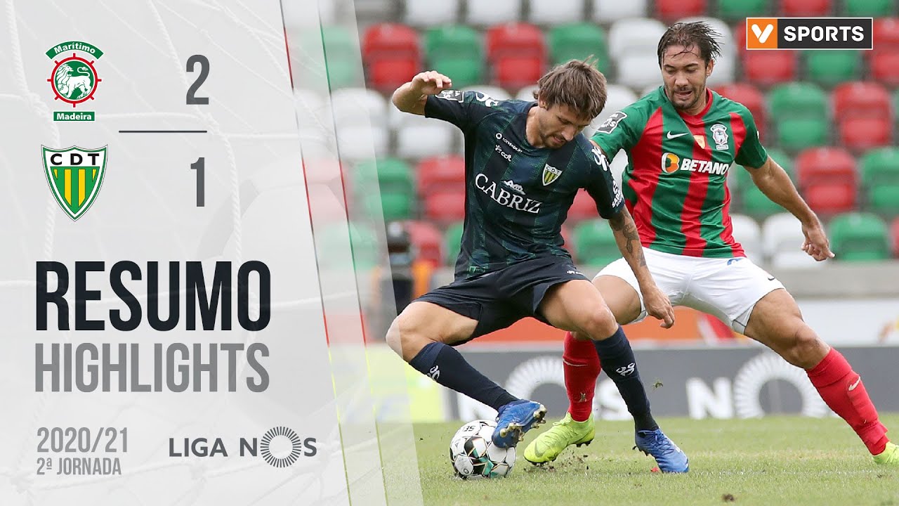 Highlights | Resumo: Mar&iacute;timo 2-1 Tondela (Liga 20/21 #2)