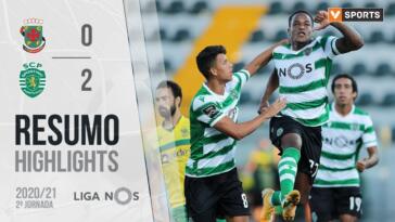 Highlights | Resumo: Paços de Ferreira 0-2 Sporting (Liga 20/21 #2)