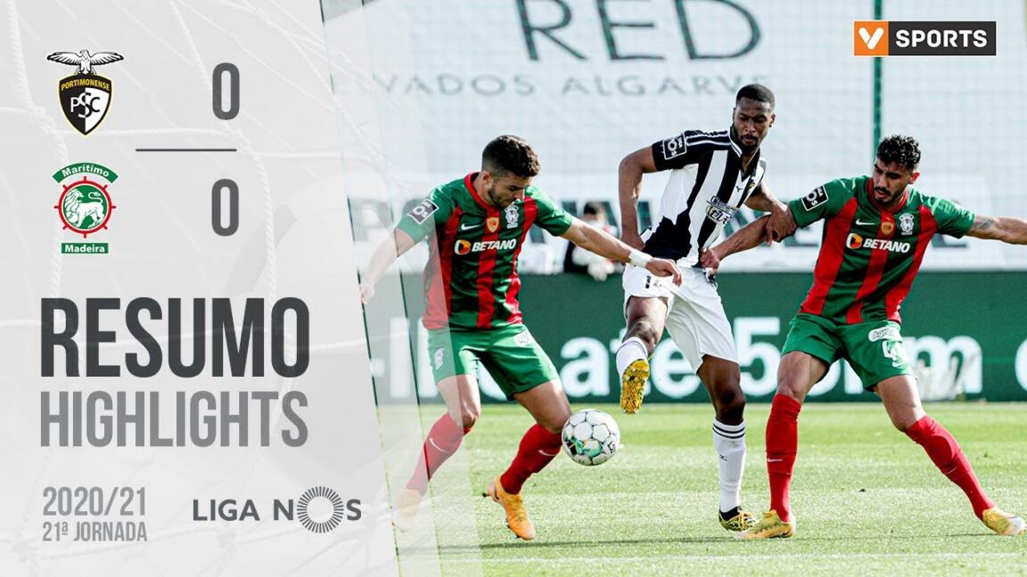 Highlights | Resumo: Portimonense 0-0 Mar&iacute;timo (Liga 20/21 #21)