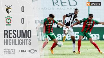 Highlights | Resumo: Portimonense 0-0 Mar&iacute;timo (Liga 20/21 #21)