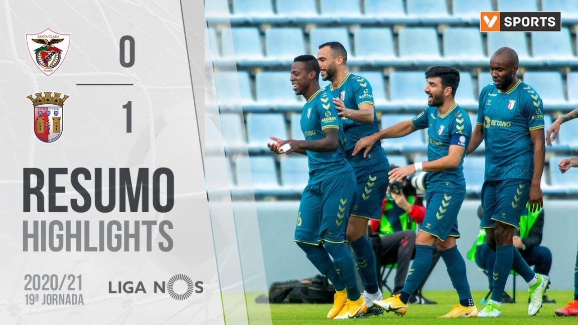 Highlights | Resumo: Santa Clara 0-1 SC Braga (Liga 20/21 #19)